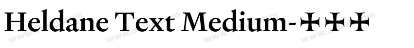 Heldane Text Medium字体转换 Heldane Text Medium字体转换